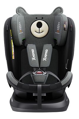 Bear 360 Derece Dönebilir Yatabilir 0-36 Kg Isofixli Oto Koltuğu Gri ürün fotoğrafı