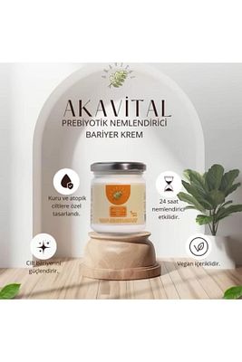 Akavital Krem 200 ml - By Reyhan Aliusta - Akasya Gamı Içerikli Prebiyotik Nemlendirici Krem ürün fotoğrafı