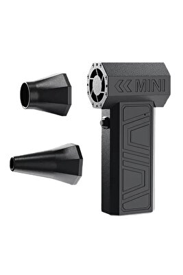 Çift Başlıklı Jet fanı | Mini Jet Fan | Super Power Turbo Fan | 130.000 RPM Yüksek Hızlı Mangal Fanı ürün fotoğrafı