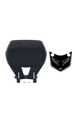 Gp Kompozit Honda Pcx 125 / 150 2014-2025 Uyumlu Spor Sissy Bar Siyah ürün fotoğrafı