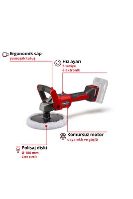 CE-CP 18/180 Li E - Solo, Akülü Polisaj ve Zımpara Makinesi - 2093320 ürün fotoğrafı