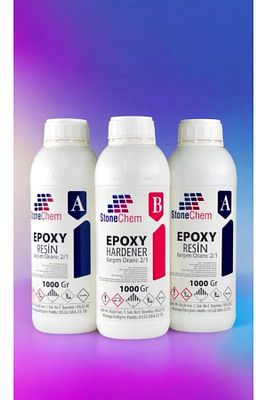 Ultra Şeffaf Epoksi Reçine 3 Kg Hobi,ahşap,tepsi,magnet Yapımı Için (SÜRPRİZ HEDİYE) ürün fotoğrafı