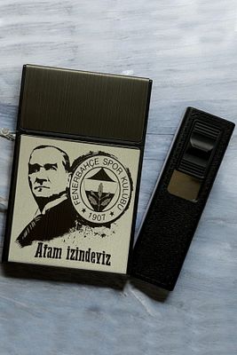 Usb Şarjlı Elektronik Çakmak Taşınabilir Sigara Paketi Muhafaza Kutusu Kişiye Özel ürün fotoğrafı
