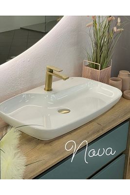 Cerastyle Nova Tezgah Üstü Çanak Lavabo 70*43 Cm ürün fotoğrafı