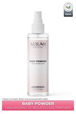 Bebek Pudrası Saç Parfümü Besleyici ve Onarıcı Saç Bakım Spreyi Baby Powder Hair Perfume Spray 100ml ürün fotoğrafı