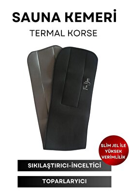 Göbek, Bel Termal Sauna Kemer Terleme, Sıkılaştırıcı, ve Toparlayıcı Korse ürün fotoğrafı
