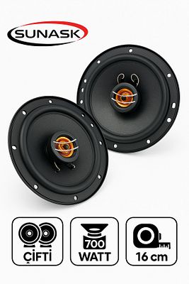 Ben Audıo Çifti 700 Watt 16 Cm Araba Oto Hoparlör Tweeter'lı Kutu Içeriği 2 Adet ürün fotoğrafı