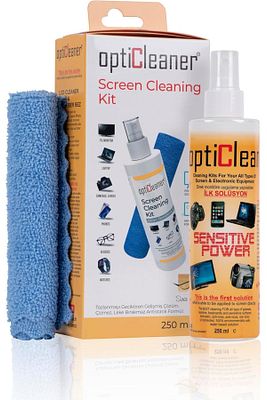 Ekran Temizleme Seti 250 ml (MİKROFİBER BEZ HEDİYE) Laptop, Tablet, Tv, Telefon, Gözlük, Kamera ürün fotoğrafı