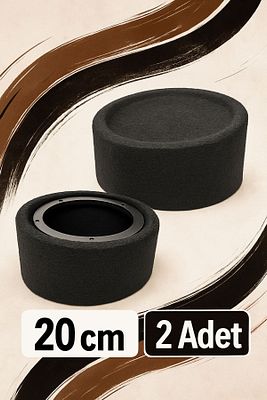 20 Cm Hoparlör Kabini Midrange Yükseltici Boş Kabin 2 Adet Takım Plastik ürün fotoğrafı