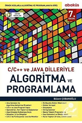 C/c++ Ve Java Dilleriyle Algoritma Ve Programlama ürün fotoğrafı