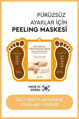 Miracle Foot Peeling Pack - Mjcare Çorap Tipi Ayak Peeling Maskesi ürün fotoğrafı