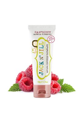 Jack N Jill Doğal Sertifikalı Ahududu Aromalı Diş Macunu - 50g ürün fotoğrafı