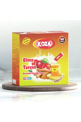 Koza Tek İçimlik Elma & Tarçın Aromalı Toz İçecek 40'lı ürün fotoğrafı