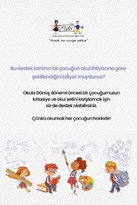 Okula Dönüş Kampanyası E-Destek Kartı ürün fotoğrafı