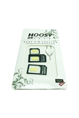 Fırsat Ayı Noosy Nano Sim Kart Dönüştürücü Aaparatı Ve Iğnesi ürün fotoğrafı
