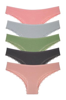 Kadın Külot 5 Li Paket Brazillian Yeşil ürün fotoğrafı