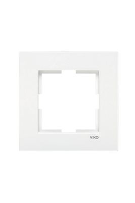Viko | Karre Priz Çerçeve, Tekli, Beyaz ürün fotoğrafı