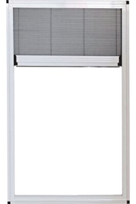 Pileli Plise Sürgülü Akordiyon Dikey Katlanır Pencere-vasistas Sinekliği 0-70 En, 0-140 Boy ürün fotoğrafı