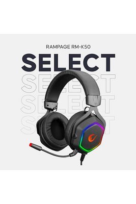 Rm-k50 Select Siyah Usb 7.1 Rgb Ledli Gaming Oyuncu Mikrofonlu ürün fotoğrafı
