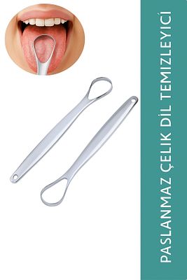 Dil Temizleme Aparatı Dil Kazıma Çubuğu Temizleyici Kazıyıcı Sıyırıcı ürün fotoğrafı