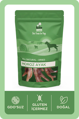 Horoz Ayak Çiğnemelik Köpek Ödül Maması %100 Doğal, Glutensiz, Organik (100 GR) (DOG TREAT) ürün fotoğrafı