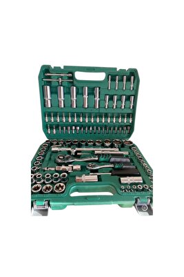 108 Pcs Crv Çeliği Profesyonel Parlak Lokma Takımı 1/2-1/4 (108 Parça) ürün fotoğrafı