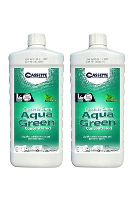 Karavan Tekne Tuvalet Kimyasalı Aqua Green Atık Parçalayıcı 2'li Avantajlı Paket ürün fotoğrafı