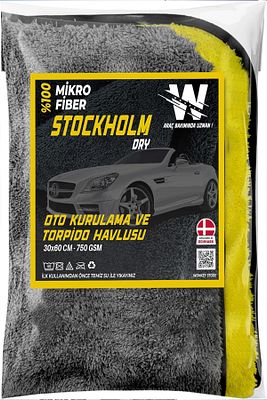 Ultra Kalın Mikrofiber Oto Araba Yıkama Kurulama Havlusu 60x30 Cm, Orta Boy Torpido Bezi ürün fotoğrafı