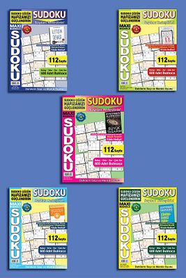 Bulmaca Sudoku Set-5 Kitap-1.800 Adet Sudoku ürün fotoğrafı