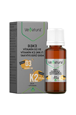 D3 K2 Damla 20 ml - (SKT: 07/2027) ürün fotoğrafı