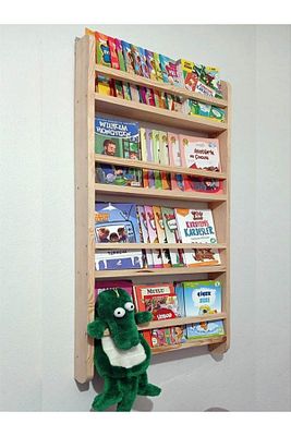 Ahşap Kitaplık Montessori Kitaplık ürün fotoğrafı