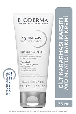 Pigmentbio Sensitive Areas Genital Bölge, Eklem Bölgeleri Kararma Karşıtı Aydınlatıcı Krem 75 ml ürün fotoğrafı