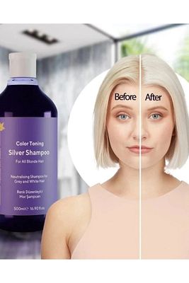 Silver Turunculaşma Karşıtı Mor Şampuan 500 Ml ürün fotoğrafı