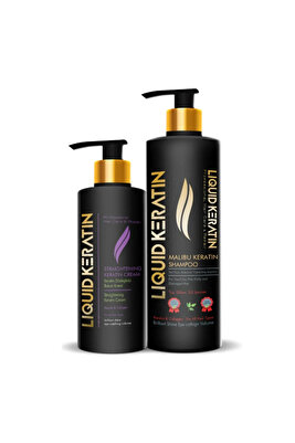 Saç Düzleştirici 2'li Keratin Bakım Seti (DÜZLEŞTİRİCİ ŞAMPUAN KREM) ürün fotoğrafı