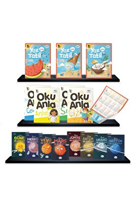 1.Sınıf Yaz Tatil Kitabı Seti - Öğretmen Evde Yayınları ürün fotoğrafı