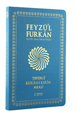 Feyzü'l Furkan Tefsirli Kuranı Kerim Meali Turkuaz(ORTA BOY-SADECE MEAL-İNCE CİLT) ürün fotoğrafı