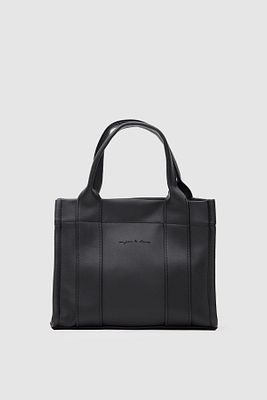 Bonnie Suni Deri Siyah Tote Bag ürün fotoğrafı