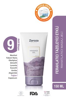 Masaj Jeli - Biber Ekstresi Ve Okaliptus Yağ & Lavanta - Massage Gel - 150 ml ürün fotoğrafı