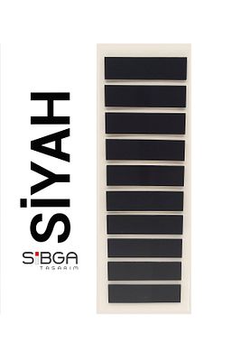 Siyah Postit Post-it Post It. Siyah Kitap Ayracı Ayraç Siyah Postit Sticker Not Kağıdı ürün fotoğrafı