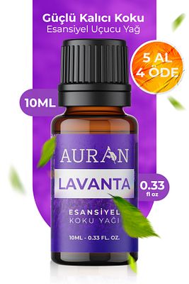 Lavanta Esansiyel Uçucu Koku Yağı Buhurdanlık Yağı Difüzör Esansı Hobi Esans Ortam Oda Kokusu 10ml ürün fotoğrafı