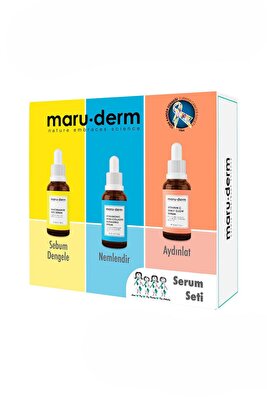 Maruderm 3'lü Cilt Bakım Seti ürün fotoğrafı