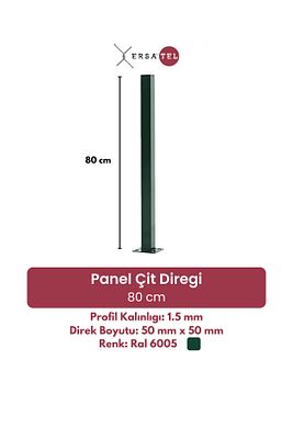 Panel Çit Direği 80 Cm 50 X 50 - 1.50 Mm ürün fotoğrafı
