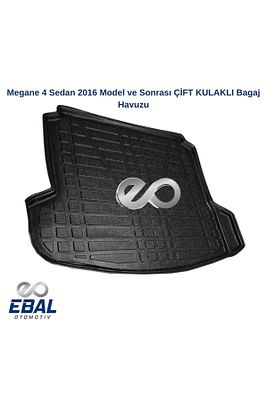 Renault Megane 4 Joy (çift Kulaklı) / 2016 Ve Sonrası Uyumlu Esnek Bagaj Havuzu ürün fotoğrafı