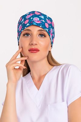 Unisex Uzaylı Kedi Temalı Doktor Hemşire Hastane Medikal Cerrahi Bone ürün fotoğrafı