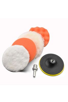 6 Parça 12.5cm Battal Boy Oto Pasta Cila Polisaj Seti ürün fotoğrafı