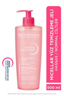 Sensibio Foaming Gel Hassas ve Normal Ciltler Durulanan Micellar Yüz Temizleme Jeli 500 ml ürün fotoğrafı