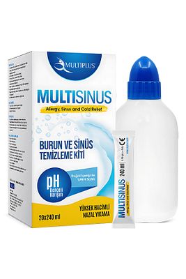 Multisinus Burun Ve Sinüs Temizleme Kiti X 20 Saşe ürün fotoğrafı