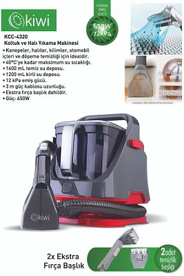 Kcc-4320 Koltuk Halı Yıkama Ve Leke Çıkartma Makinesi ürün fotoğrafı