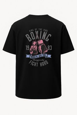 Oversize Boks Brooklyn Baskılı Unisex Tişört ürün fotoğrafı