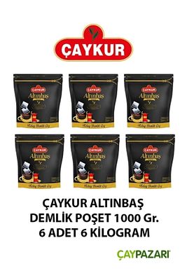 Altınbaş Klasik Siyah Kolay Demlik Poşet Çay 6'lı 200 X 5 G ürün fotoğrafı
